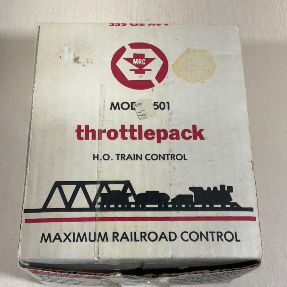 MRC Throttlepack #501 HO Train Control Train Transformer Model Railroad - Picture 14 of 16